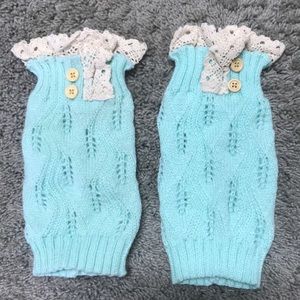 Short Knitting Socks Leg Warmers /boot covers